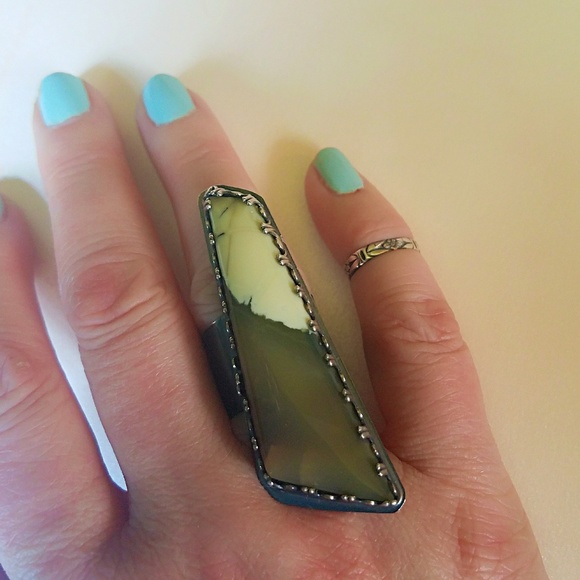 Boho Roan Opalite Statement Ring - Picture 6 of 7